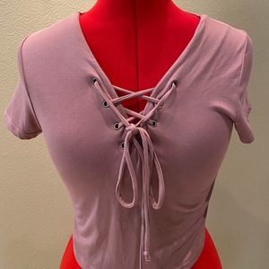 Charlotte Russe pink top